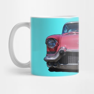 Pink '57 Cadillac front end Mug